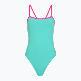 Moteriškas vientisas plaukimo kostiumėlis Speedo Solid Tri aqua breeze