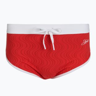 Vyriškos plaukimo glaudės Speedo Texture Brief 3.5" high risk red