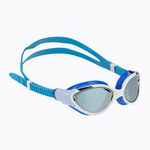 Moteriški plaukimo akiniai Speedo Biofuse 2.0 Mirror light honeydew/cobalt/silver mirror