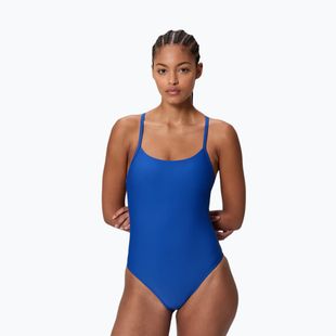Moteriškas vientisas plaukimo kostiumėlis Speedo Solid Racerback zaffre blue/anthracite