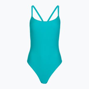 Moteriškas vientisas plaukimo kostiumėlis Speedo Solid Racerback peacock teal/peacoat