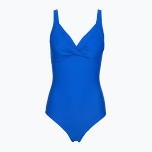 Moteriškas vientisas maudymosi kostiumėlis Speedo Shaping Cross Knot deep sapphire