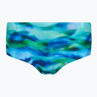 Vyriškos maudymosi trumpikės Speedo Printed 13.5 cm Brief Sunset Grove/Green