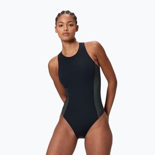 Moteriškas vientisas plaukimo kostiumėlis Speedo Scuba Flex Hydrasuit black/pale clover