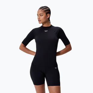 Moteriški plaukimo marškinėliai Speedo Endurance+ Rash Guard anthracite