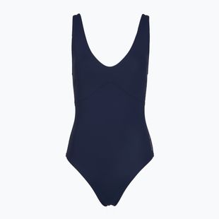 Moteriškas vientisas maudymosi kostiumėlis Speedo Sculpture Butterfly Back peacoat