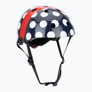 Vaikiškas dviračių šalmas Hornit PolkaDot navy/white/red