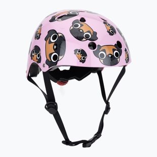 Vaikiškas dviračių šalmas Hornit Pug pink/brown