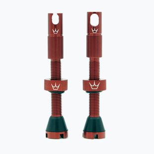 Peaty's X Chris King Mk2 Tubeless Valves presta vožtuvų rinkinys PTV2-42-RED-12 red 83776