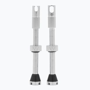 Peaty's X Chris King Mk2 Tubeless Valves presta vožtuvų rinkinys PTV2-60-SIL-12 silver 83791
