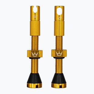 Vožtuvų komplektas presta Peaty's X Chris King MK2 Tubeless Valves 42 mm gold
