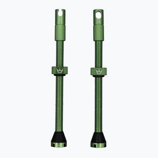 Vožtuvų komplektas presta Peaty's X Chris King MK2 Tubeless Valves 80 mm emerald