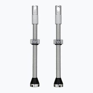 Vožtuvų komplektas presta Peaty's X Chris King MK2 Tubeless Valves 80 mm silver