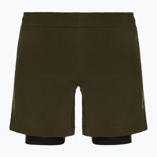 Vyriški treniruočių šortai FUMETSU Origins Dual Layer khaki