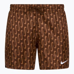 Vyriški maudymosi šortai Nike Swoosh Link 5" Volley cacao wow
