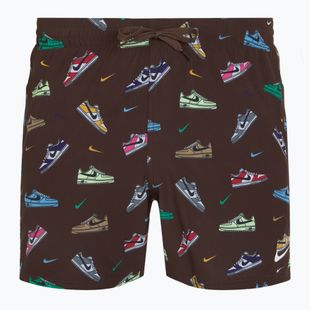 Vyriški maudymosi šortai Nike Multi Print 5" Volley baroque brown