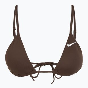 Plaukimo kostiumo viršus Nike Essential Triangle Bikini baroque brown