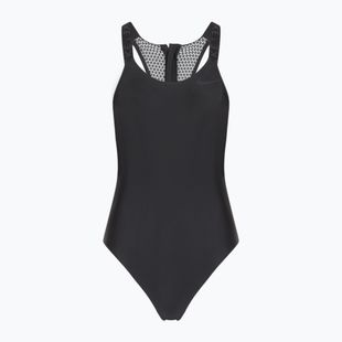 Moteriškas vientisas plaukimo kostiumas Nike Hydralock Fusion Racerback black