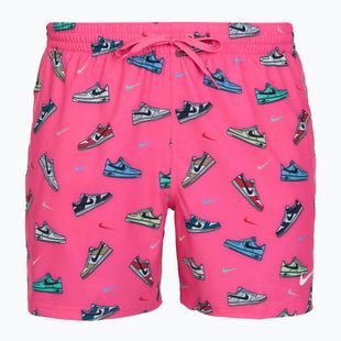 Vyriški maudymosi šortai Nike Multi Print 5" Volley pinksicle