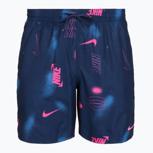 Vyriški maudymosi šortai Nike Multi Print 7" Volley midnight navy