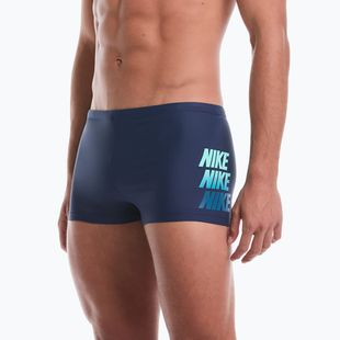 Vyriškos plaukimo trumpikės Nike Logo Graphic Square Leg midnight navy