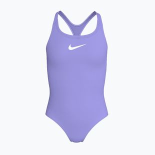 Vaikiškas vientisas maudymosi kostiumėlis Nike Essential Racerback light thistle
