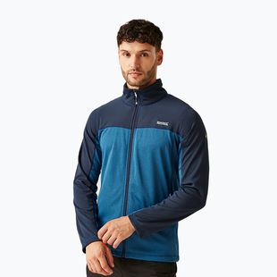 Vyriškas džemperis REGATT Highton Full Zip Midlayer olympian blue/navy
