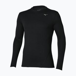 Vyriški bėgimo marškinėliai su ilgomis rankovėmis Mizuno Tech Thermal Charge Breath Thermo Long Sleeve Tee black