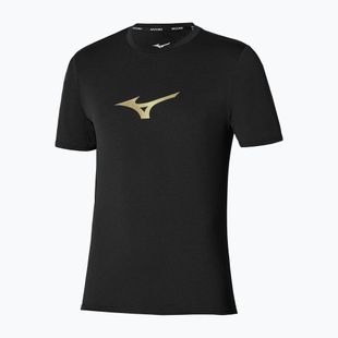 Vyriški bėgimo marškinėliai Mizuno Core Runbird Short Sleeve Tee black