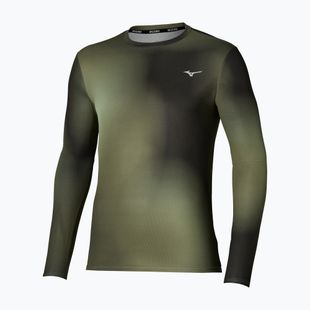 Vyriški bėgimo marškinėliai su ilgomis rankovėmis  Mizuno Core Graphic Long Sleeve Tee Forest Night