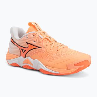 Tinklinio bateliai Mizuno Wave Momentum Elite flamingo coral/lava orange/white