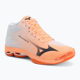 Tinklinio bateliai Mizuno Wave Lightning Pro Mid flamingo coral/carbon/white