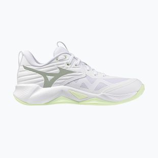 Moteriški tinklinio bateliai Mizuno Wave Momentum Pro white/aqua gray/ambrosia