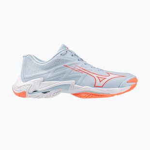 Moteriški tinklinio bateliai Mizuno Wave Lightning Elite blue finch/white/lava orange