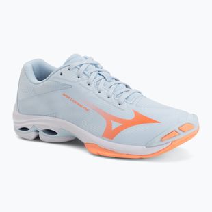 Moteriški tinklinio bateliai Mizuno Wave Lightning Pro blue finch/lava orange/flamingo coral