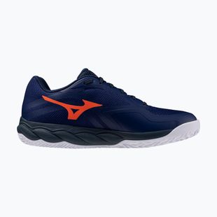 Vyriški teniso batai Mizuno Wave Enforce Court 2 CC beacon blue/lava orange/white