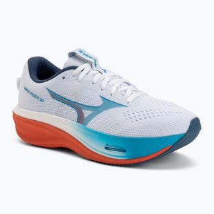 Vyriški bėgimo batai Mizuno Wave Rider 30 white/blue jewel/orange