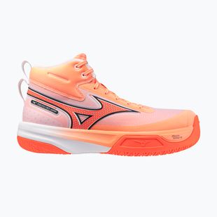 Tinklinio bateliai Mizuno Neo Jump Mid flamingo coral/lava orange/white