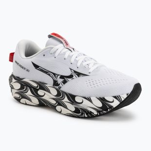 Vyriški bėgimo batai Mizuno Wave Rider 30 Disclosure white/black/high risk red