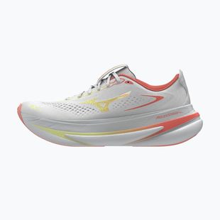 Moteriški bėgimo batai Mizuno Sky Prime gf white/lime pulp/lava orange