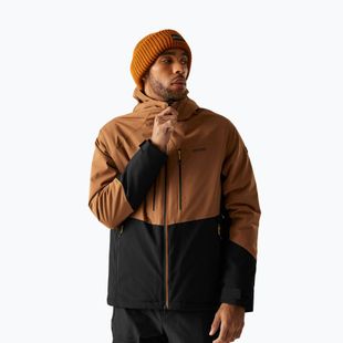 Vyriška lietaus striukė REGATTA Highton Stretch Padded nut brown/black