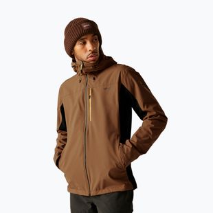 Vyriška softshell striukė REGATTA Birchdale II nut brown/black