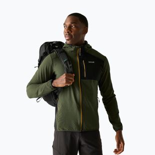 Vyriškas flisinis džemperis REGATTA Alven dark khaki/black