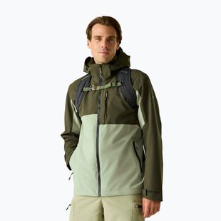 Vyriška lietpaltė REGATTA Waterproof Shell Bosfield light sage/dark khaki