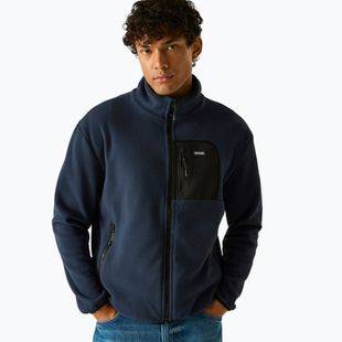 Vyriškas flisinis džemperis REGATTA  Frankie Full Zip Fleece navy/black