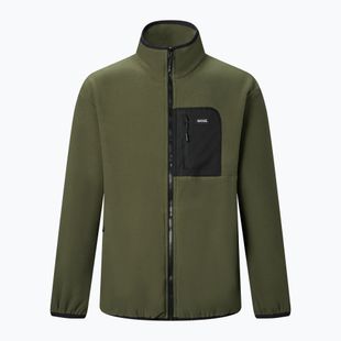 Vyriškas flisinis džemperis REGATTA  Frankie Full Zip Fleece dark khaki/black