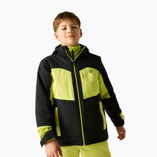 Vaikiška slidinėjimo striukė Dare2B Rip It Jacket black/wild lime