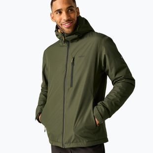 Vyriška lietaus striukė REGATTA Allston dark khaki/wood brown