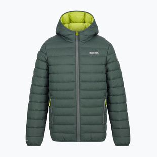 Šilta striukė vaikams REGATTA Lofthouse dark forest green/wild lime