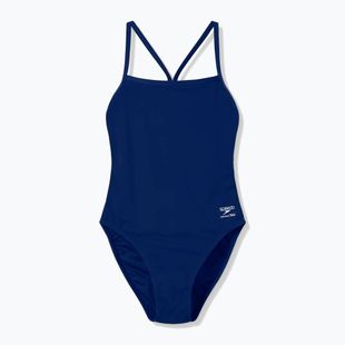 Moteriškas vientisas maudymosi kostiumėlis Speedo Solid Endurancex V-Back 2.0 team navy